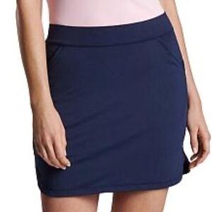 Peter Millar Women’s Essential Alice Petal Hem Skort in navy size small